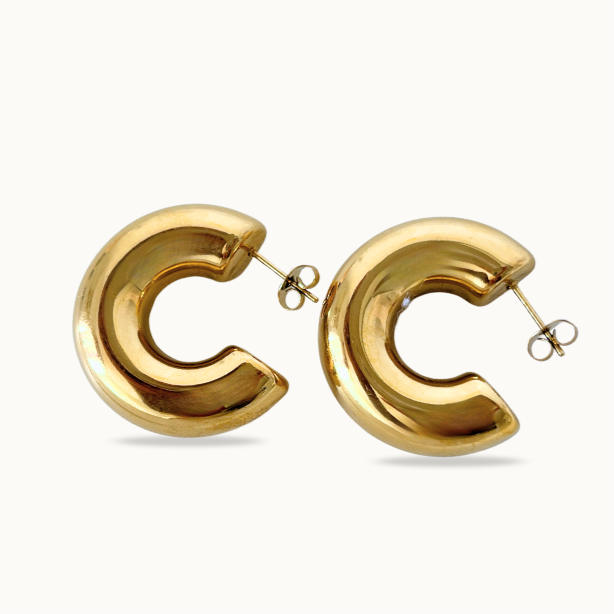 Boucles d’Oreilles acier inoxydable Bold Curve – Le Statement Bijou Qui Change Tout