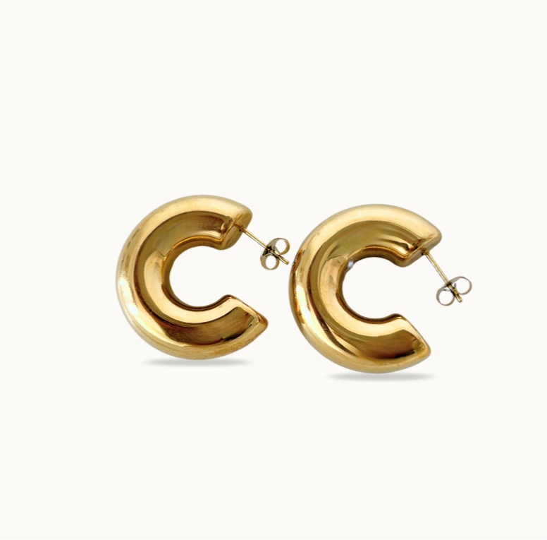 Boucles d’Oreilles acier inoxydable Bold Curve – Le Statement Bijou Qui Change Tout