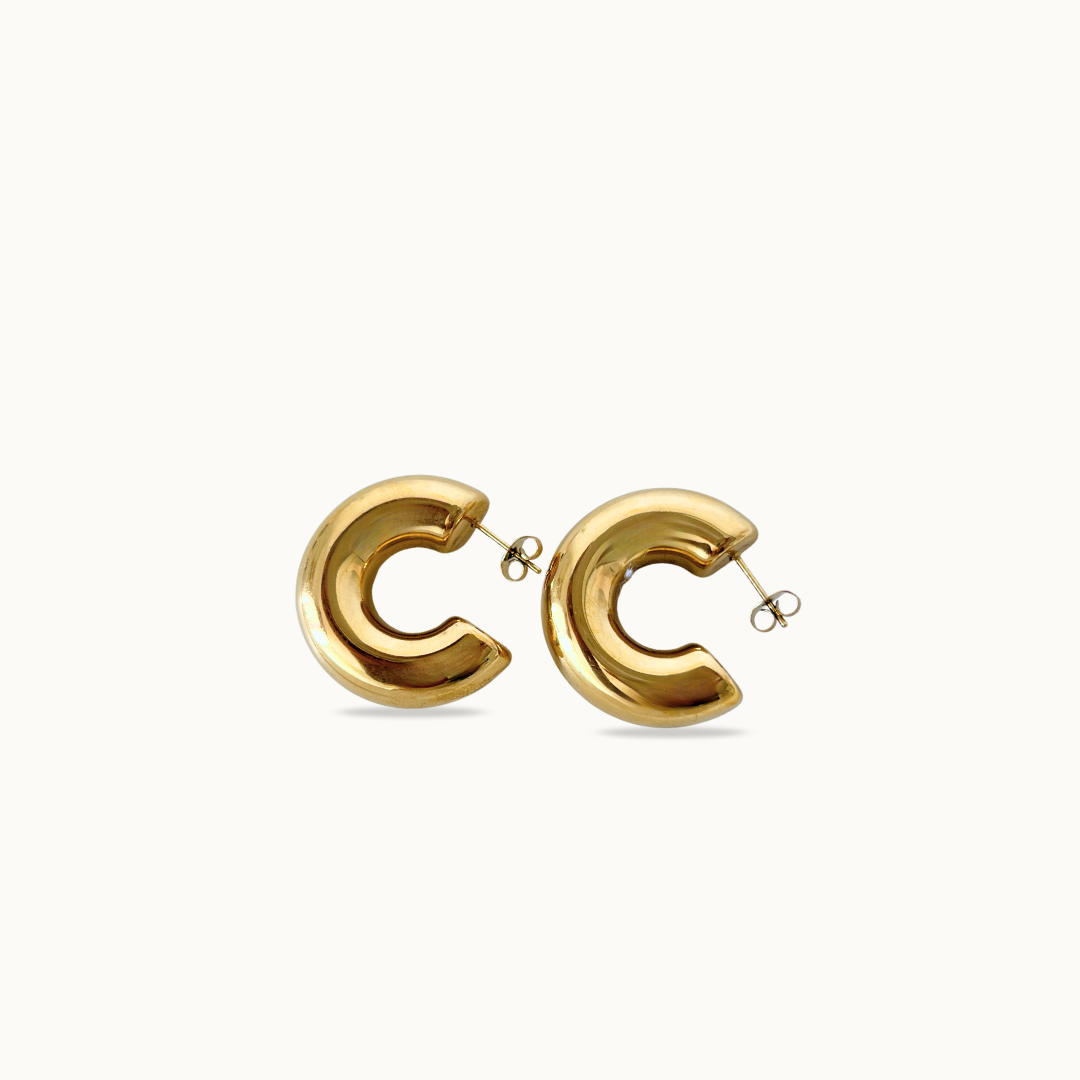 Boucles d’Oreilles acier inoxydable Bold Curve – Le Statement Bijou Qui Change Tout