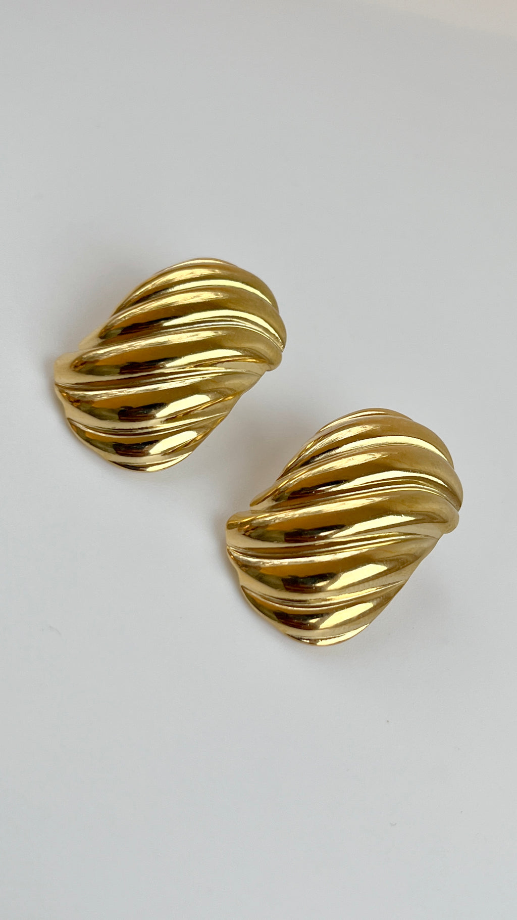 Boucles d’oreilles torsadées - Twisted Hoops acier inoxydable