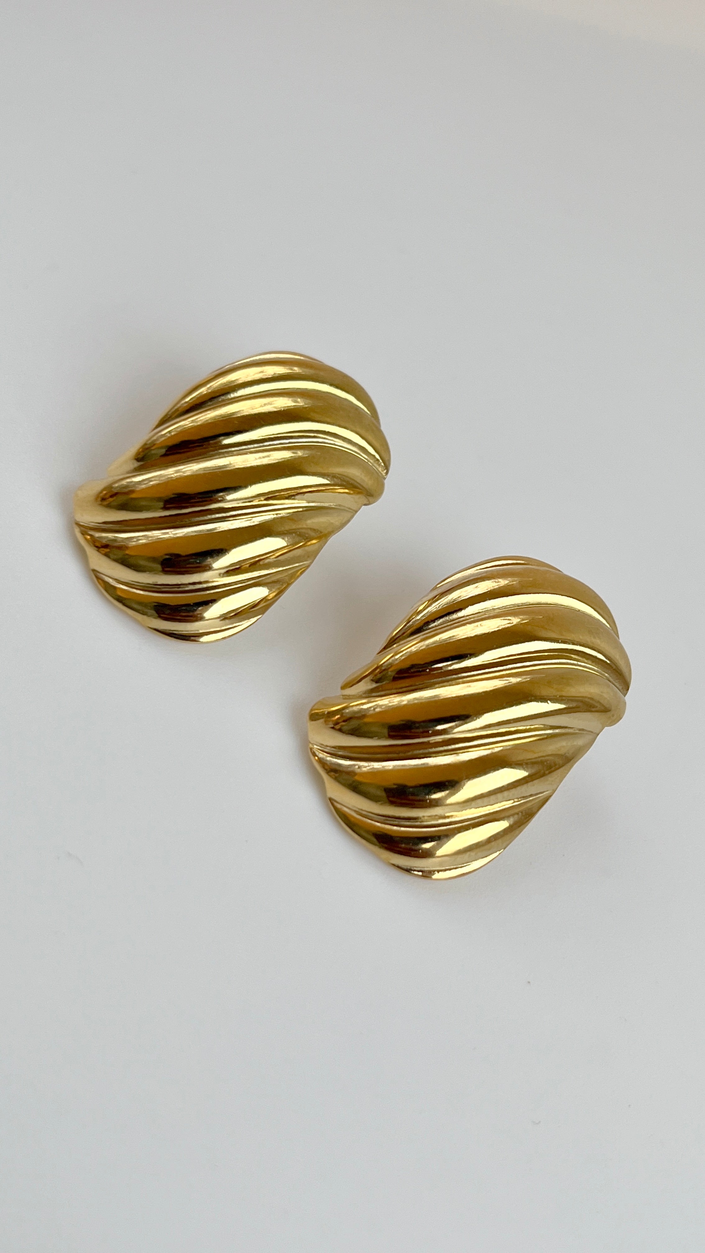 Boucles d’oreilles torsadées - Twisted Hoops acier inoxydable